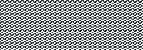 ALUMINIUM GRILL 100X33 SMALL RHOMBS COL. BLACK