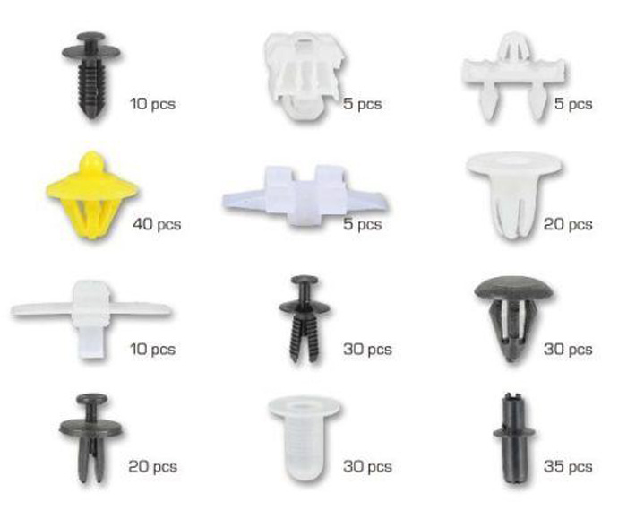 Trim clips assortment Mercedes - 270 pcs
