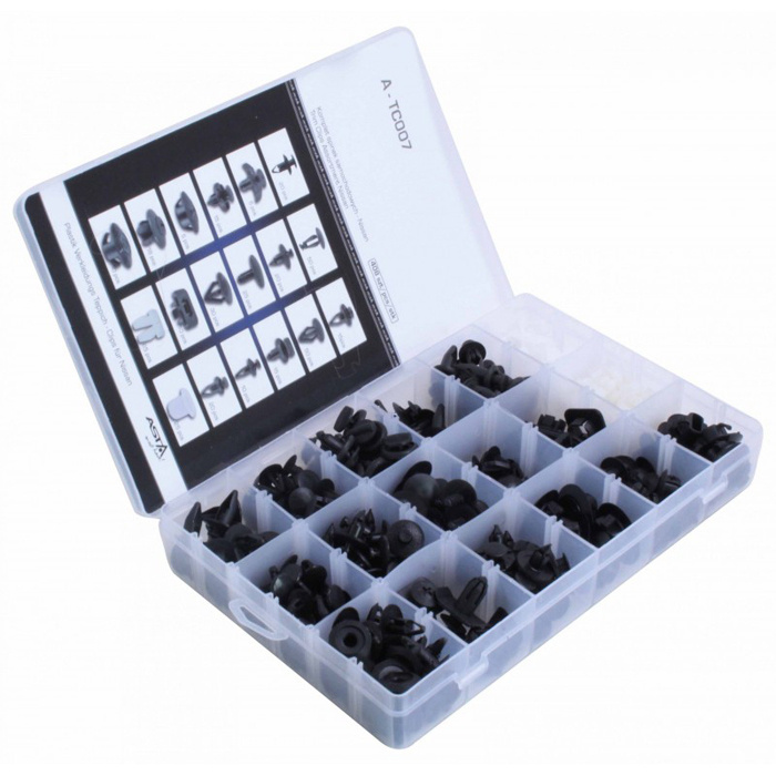 Trim clips assortment Nissan 408 pcs