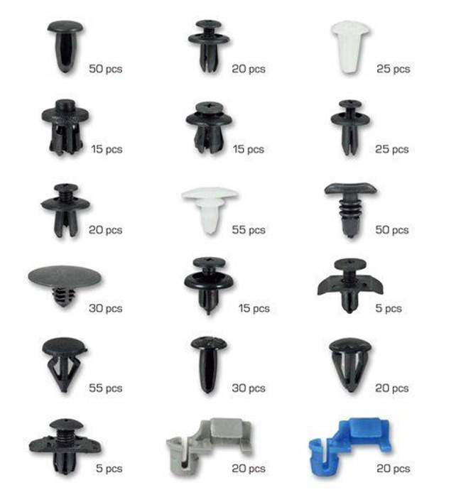 Trim clips assortment Mazda 420 pcs