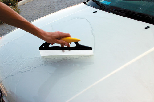 Wipe-Dry squeegee car dryer