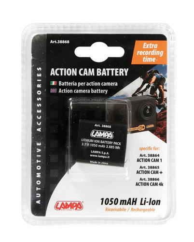 Action camera battery