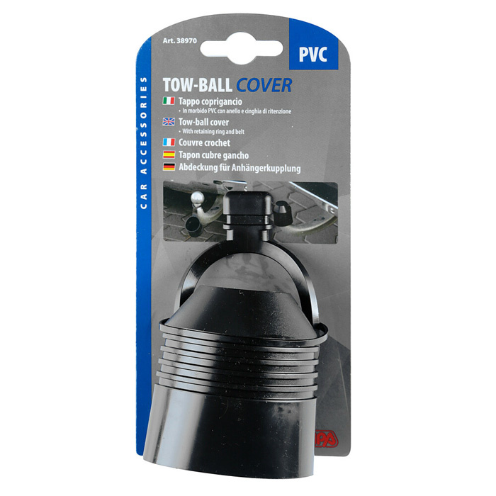 PVC tow-ball cover