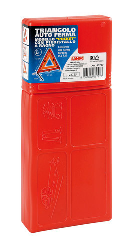 Warning triangle spider base