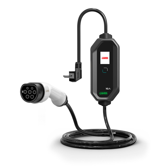 Portable electric vehicle charging station