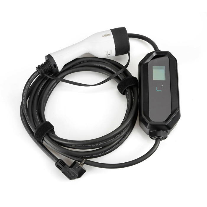 Portable electric vehicle charging station