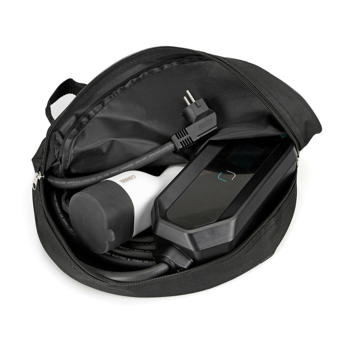 Portable electric vehicle charging station