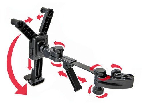 Tab-1 headrest tablet holder