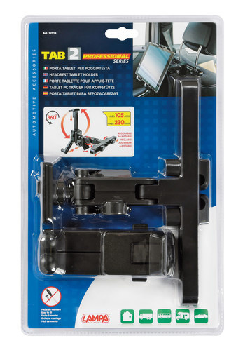Tab-2 headrest tablet holder