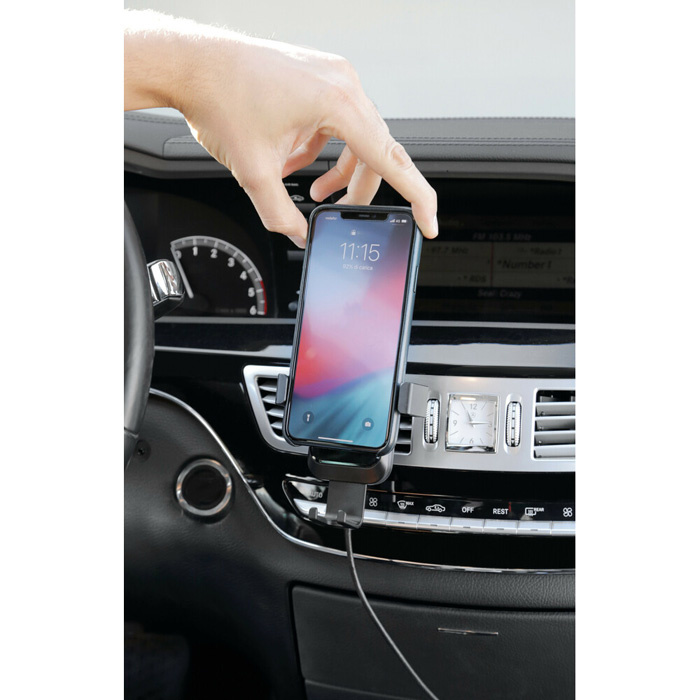 Graviton Wireless airvent phone holder with wireless charger
