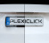 Plexiclick license plate holder black