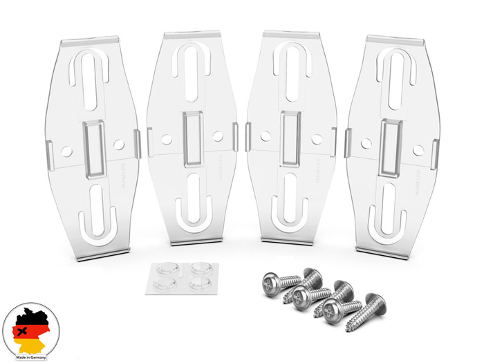 Plexiclick license plate holder transparent