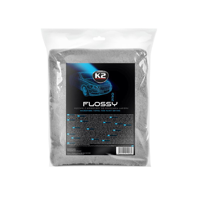 Flossy microfiber towel