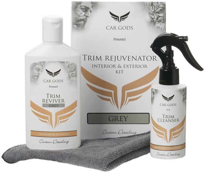 Interior & Exterior Trim Rejuvenator Kit - Grey