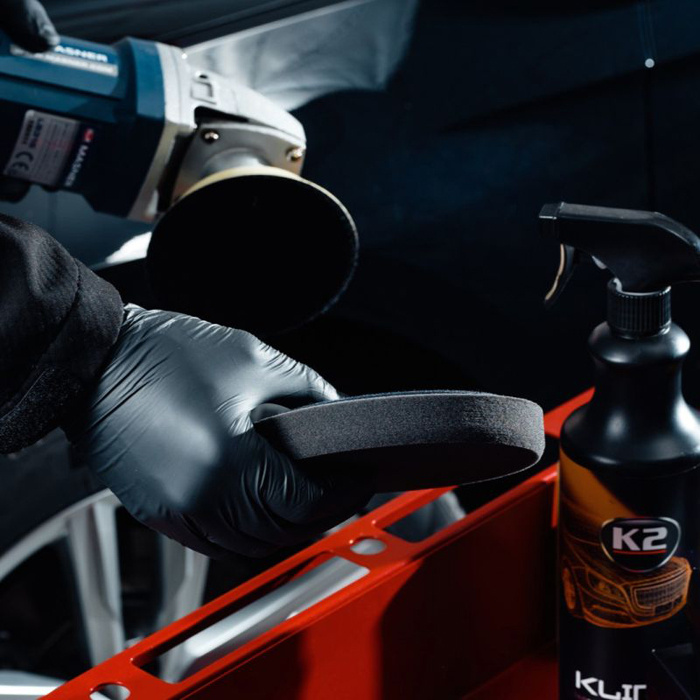 Finishing foam pad black