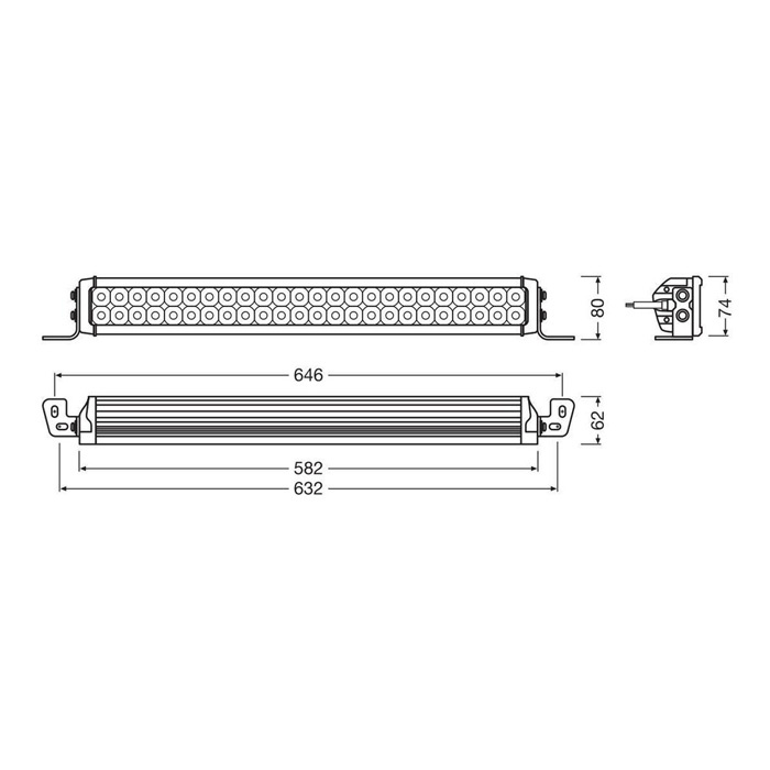 Lightbar VX500-CB - 12/24V Osram