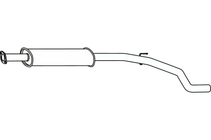 Intermediate muffler