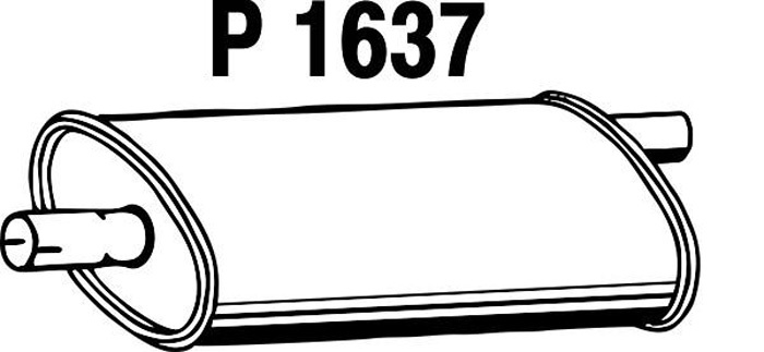 Intermediate muffler