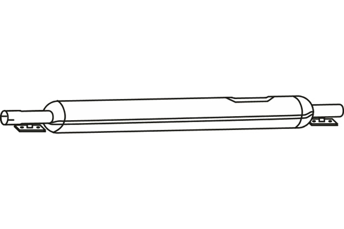 Intermediate muffler