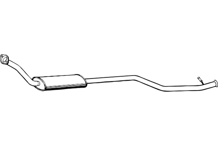 Intermediate muffler