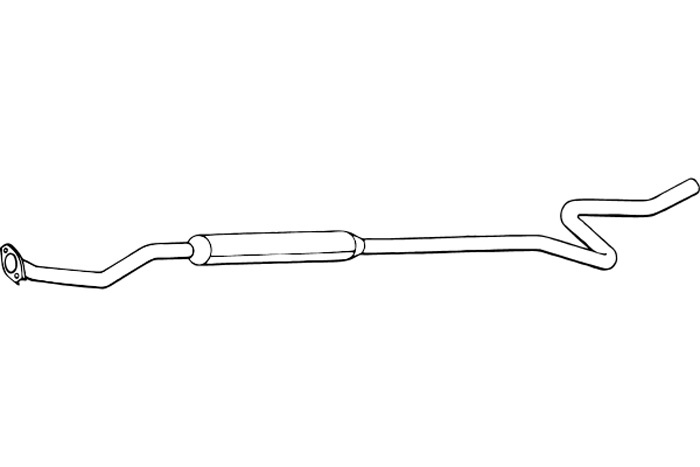 Intermediate muffler