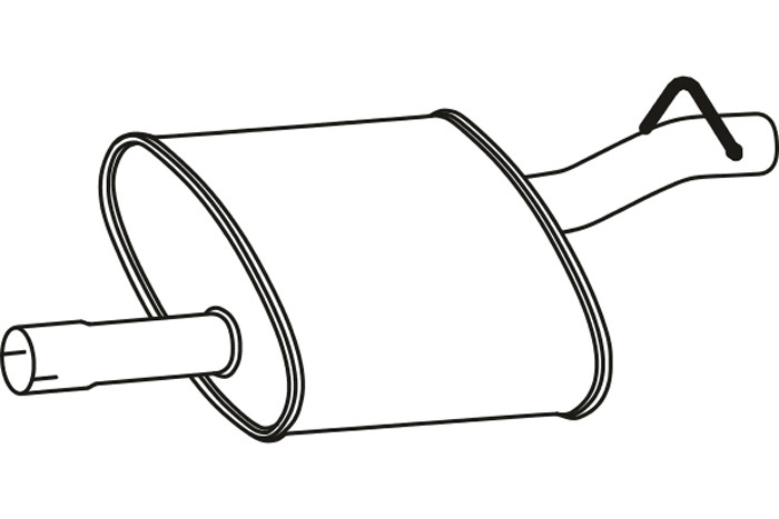 Intermediate muffler