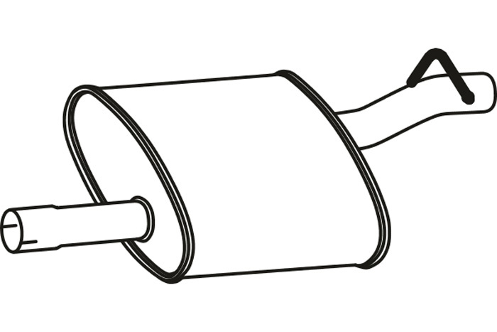Intermediate muffler