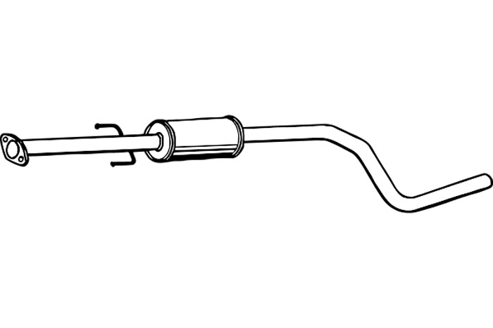 Intermediate muffler