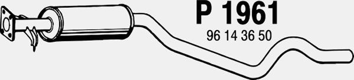 Intermediate muffler