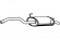 Rear muffler Rear muffler