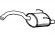 Rear muffler Rear muffler