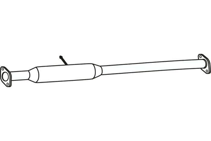Intermediate muffler