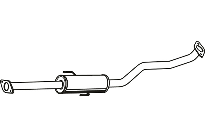 Intermediate muffler