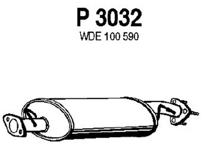 Intermediate muffler