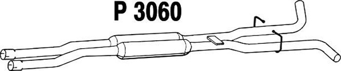 Intermediate muffler