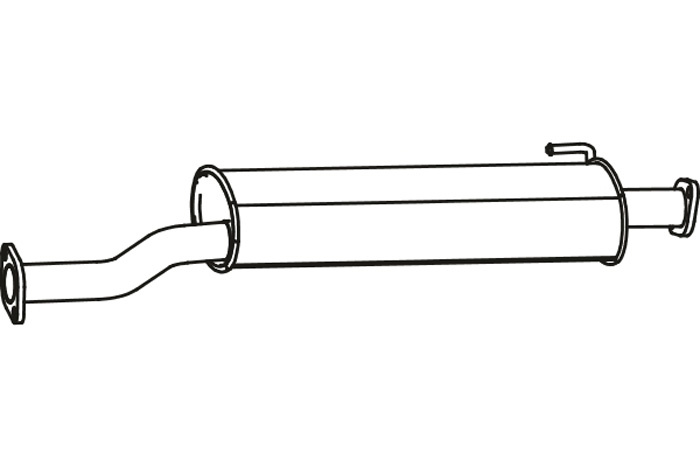Intermediate muffler