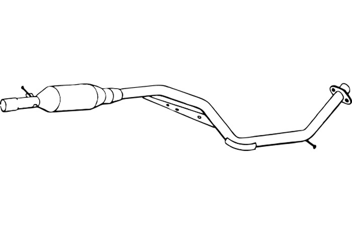 Intermediate muffler