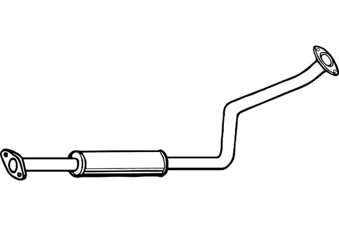 Intermediate muffler