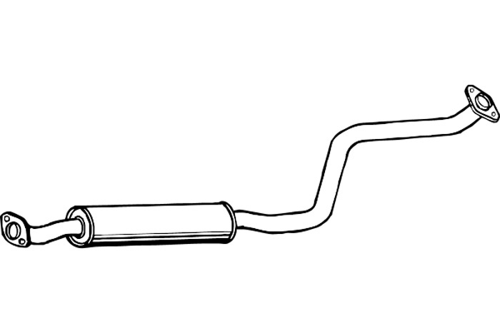 Intermediate muffler