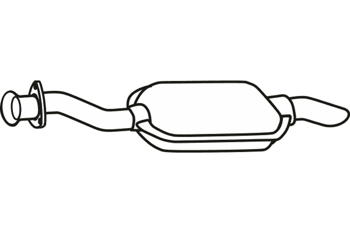 Intermediate muffler