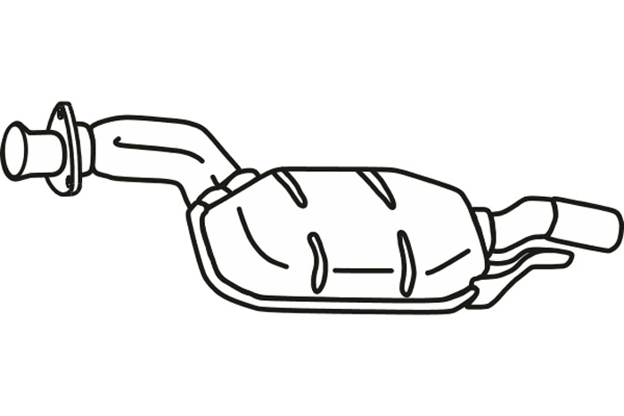 Intermediate muffler
