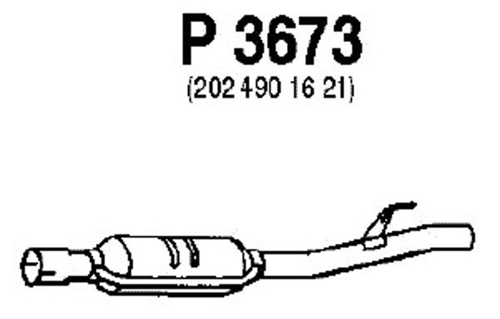 Intermediate muffler