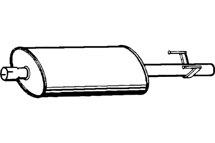Intermediate muffler