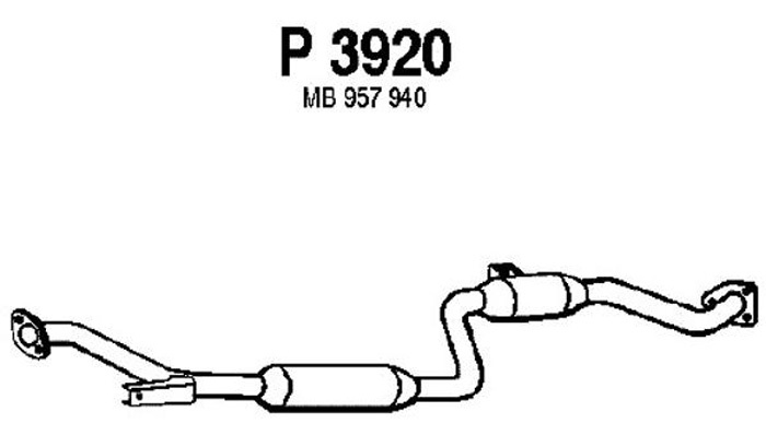 Intermediate muffler