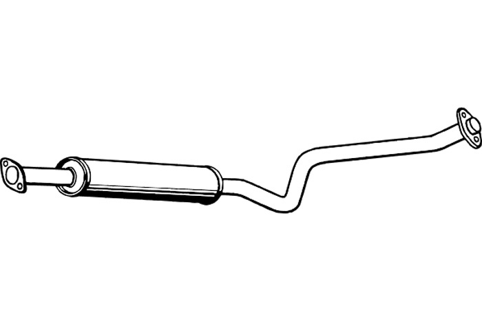 Intermediate muffler