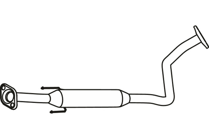 Intermediate muffler