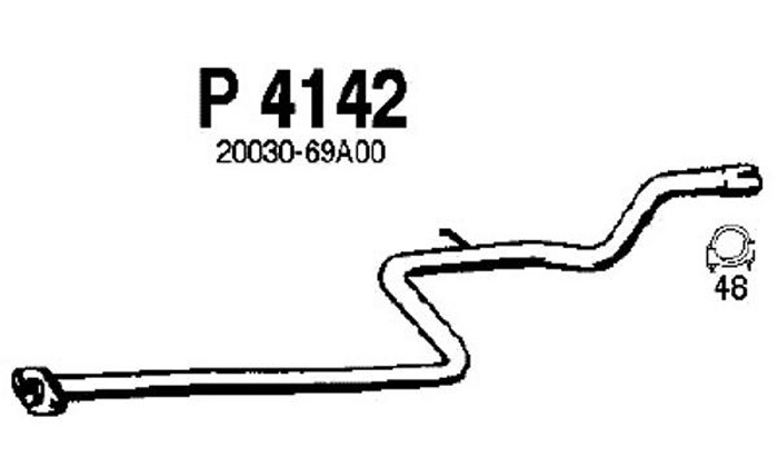 Intermediate pipe