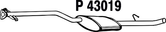 Intermediate muffler