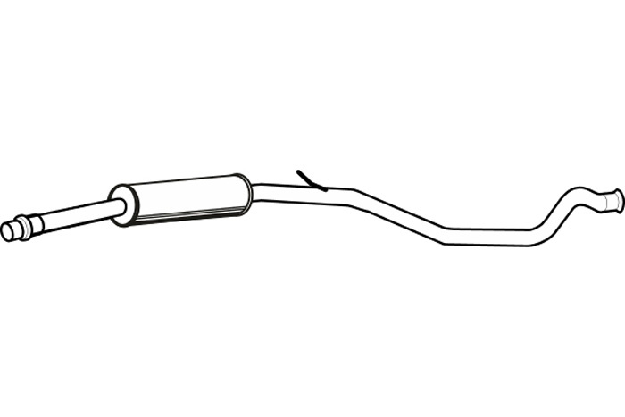 Intermediate muffler