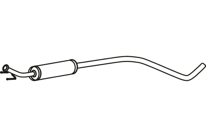 Intermediate muffler